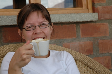 Astrid, Cafe Andino, Huaraz