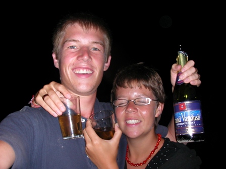 Champagne op het strand!, Oudejaarsavond, Isabela