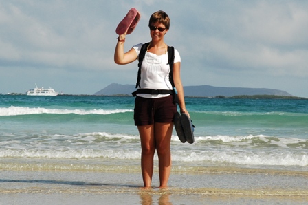 Astrid op het strand, Isabela