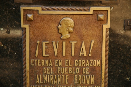 Het graf van Eva Peron