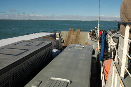 Op de ferry.. 