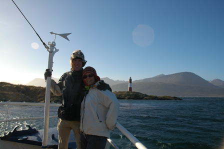 Het gelukkige paar, Faro Les Eclaireus, Ushuaia